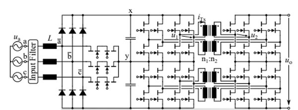 Vienna 整流器與 DAB 相結(jié)合的拓撲